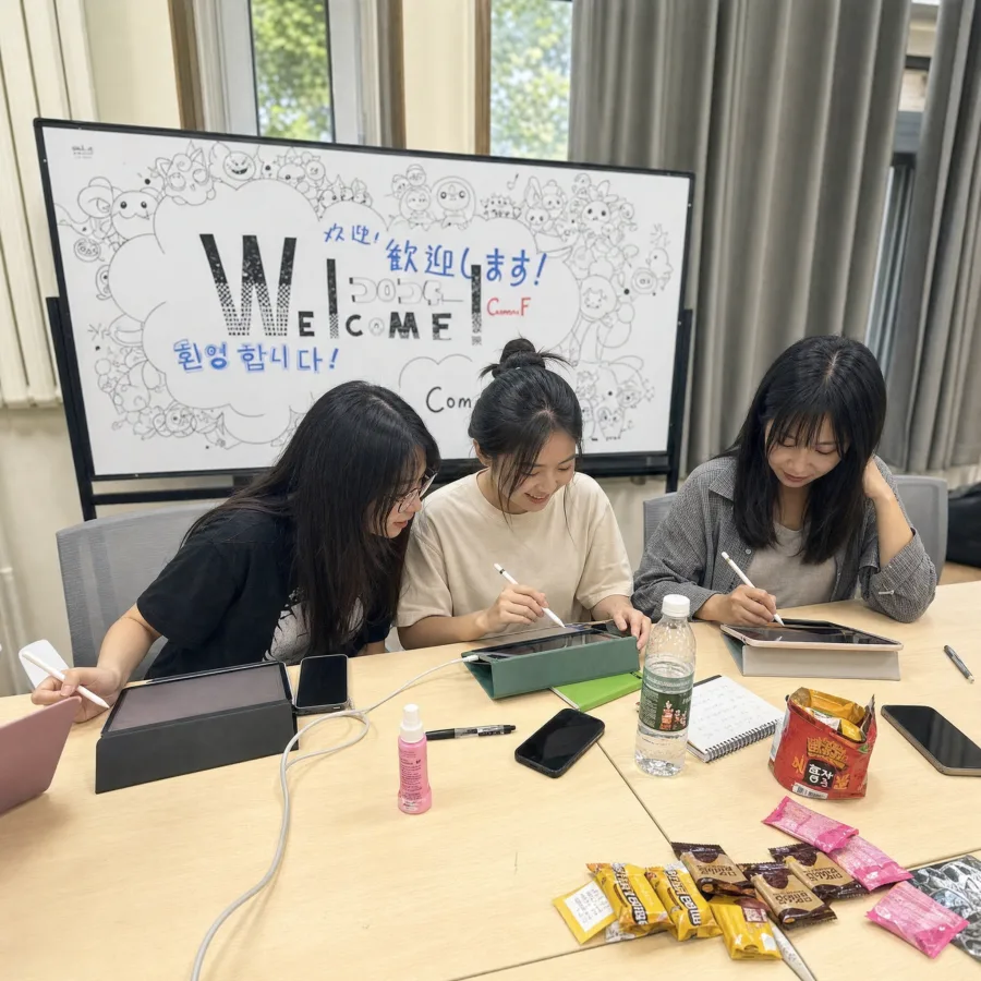学员手绘共创工作坊场景